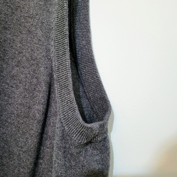 Pro Tour Men's Argyle Sweater Vest, Gray White Purple Blue, Size XXL Cotton Golf - Picture 4 of 6